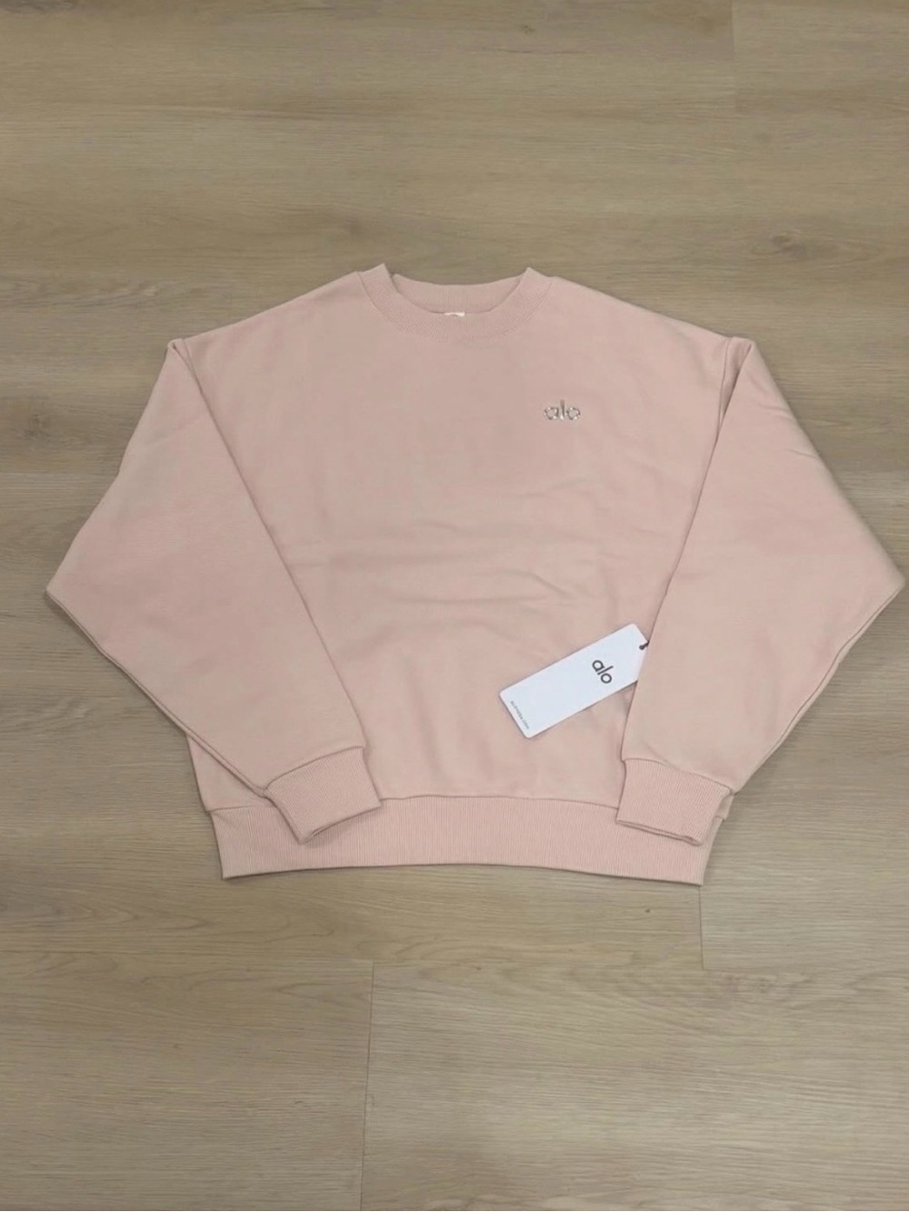 ALO Yoga Crewneck Sweatshirt - Pale Pink